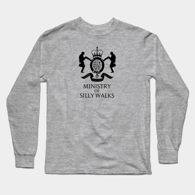 Ministry of Silly Walks Long Sleeve T-Shirt by Chill Studio